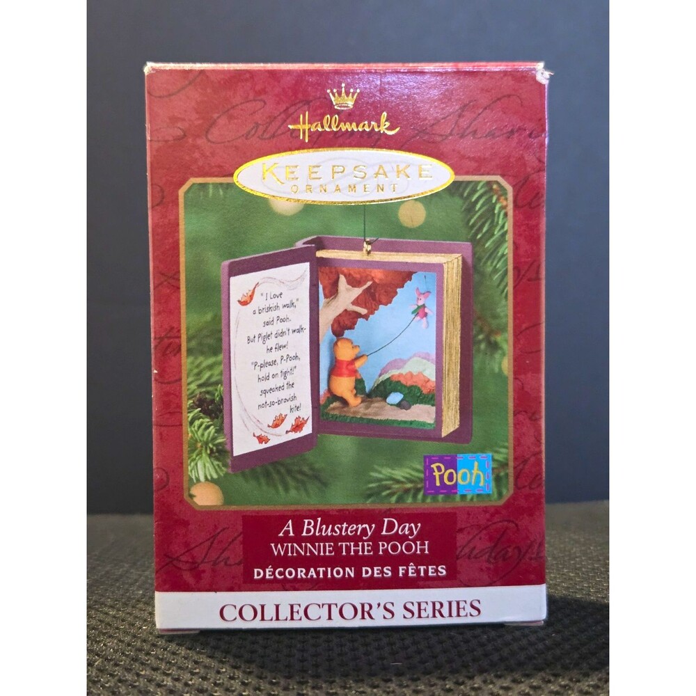 2000 Hallmark Keepsake Ornament Winnie the Pooh A Blustery Day Disney